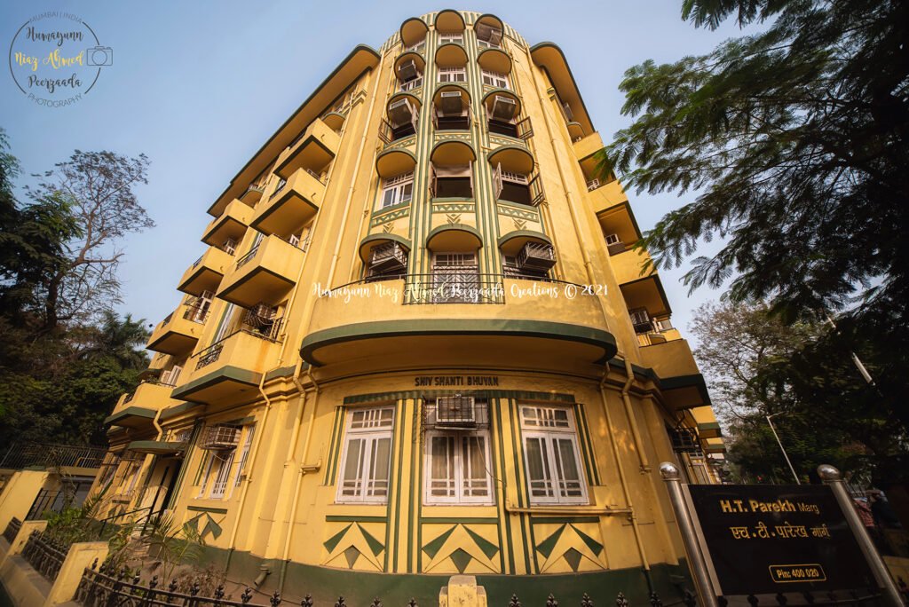 Shiv Shanti Bhuvan, an Art Deco gem in Mumbai — where geometry, color, and light preserve the rhythm of an era that still breathes.
© Humayun Peerzaada — All photos captured with heart and lens.