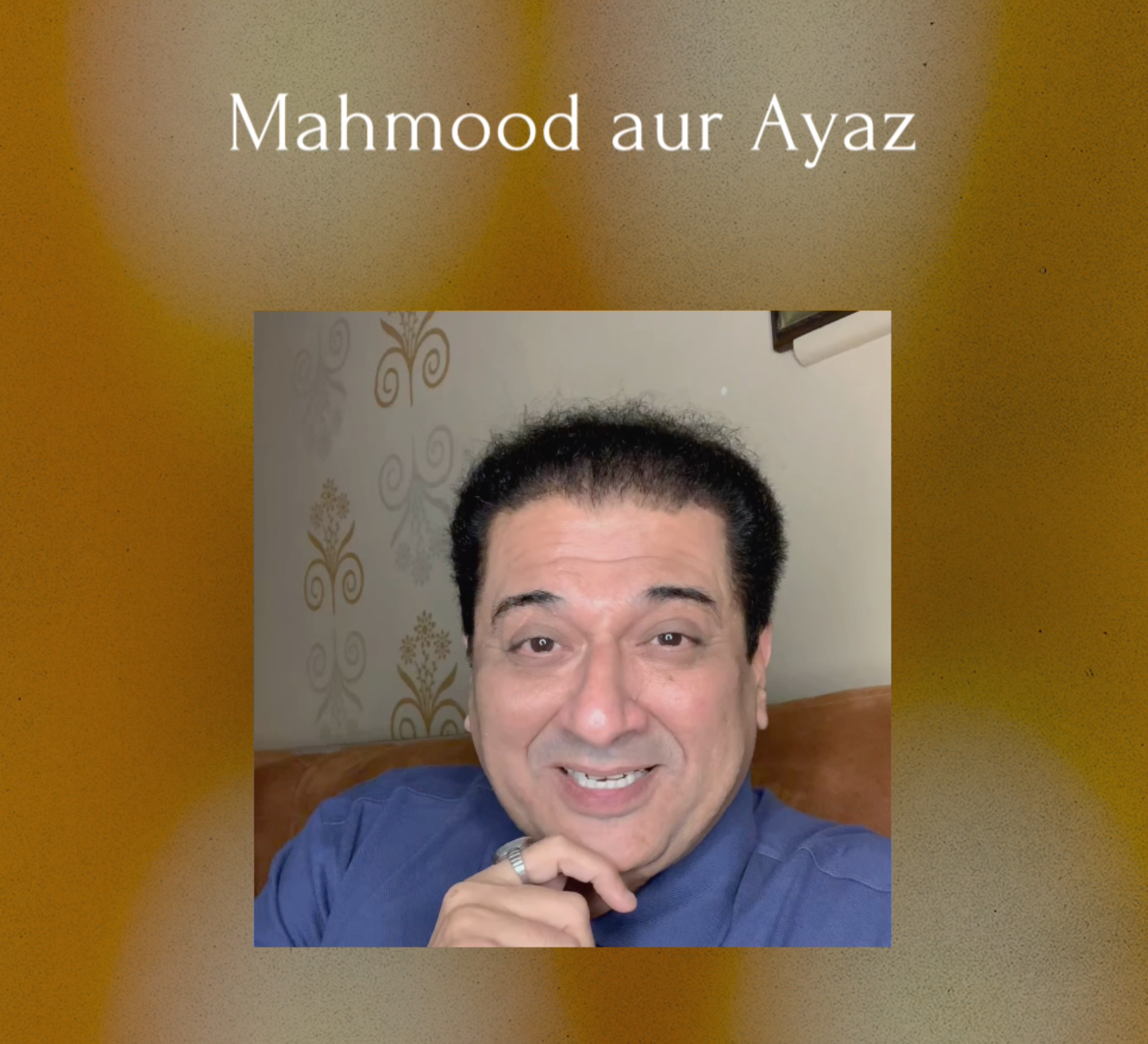 Portrait of Humayunn Peerzaada for the story "Mahmood aur Ayaz", reflecting on gratitude, humility, and the memories we choose to keep.